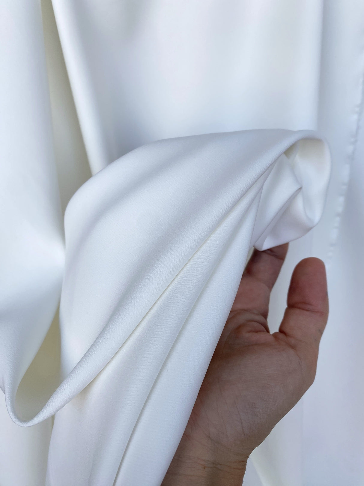 Ivory 4-Way Stretch Crepe