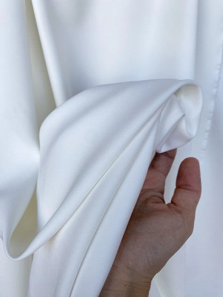 Ivory 4-Way Stretch Crepe