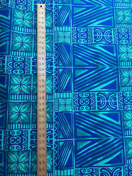 Traditional Polynesian Tapa Light Barkcloth Fabric - Lavander And Black, 36" X 45" (1 Yard)