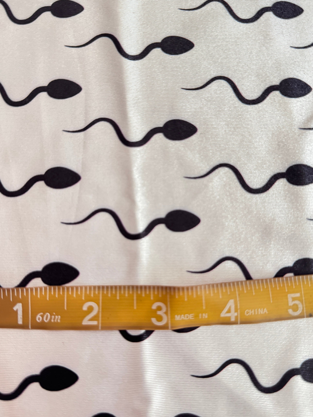 Printed Nylon Spandex White Fastest Swimmer