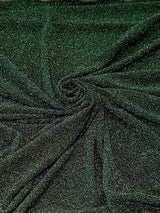 Stretch Glitter Lurex Jersey Hunter Green