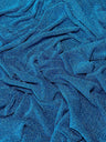 Turquoise Glitter Lurex Jersey