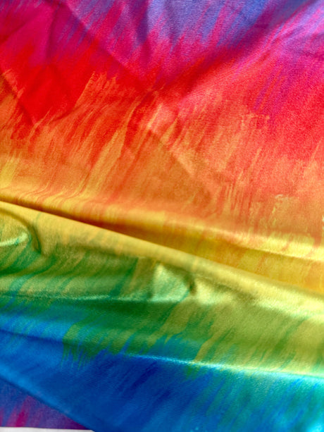 Rainbow Gradient Nylon Spandex