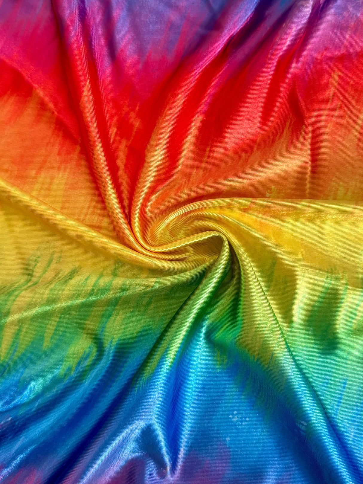 Rainbow Gradient Nylon Spandex