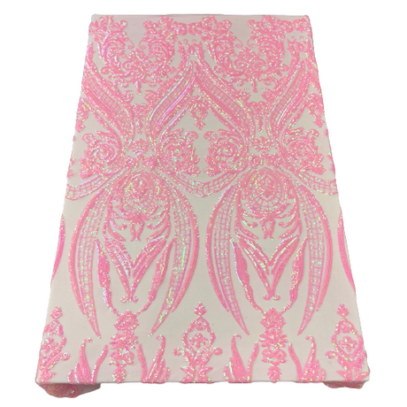 Stretch Sequins Fabric Catina Damask
