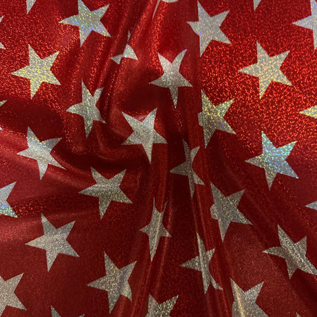 Hologram Spandex Fabric American Star Foggy 4-Way Stretch 60"