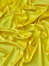 Yellow Stretch Crepe Back Satin