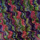 Polyester Spandex Water Canon Hologram Fabric