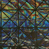 Nylon Spandex Geometric Hologram Foil Fabric