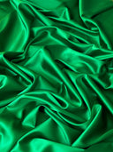 Stretch Crepe Back Satin Emerald Green