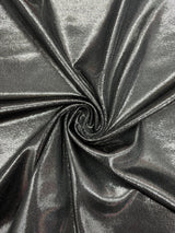 Gun Metal Mystique Spandex Fabric - Gun Metal, Metallic, 60" Width (1 Yard)