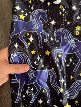 Printed Nylon Spandex Celestial Horses
