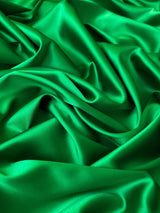 Stretch Crepe Back Satin Emerald Green