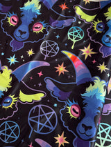 Printed Nylon Spandex Neon Mystic Goat