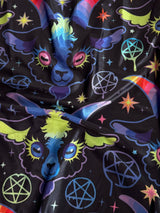 Printed Nylon Spandex Neon Mystic Goat