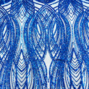 Stretch Sequins Fabric Selena Wave