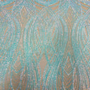 Stretch Sequins Fabric Selena Wave