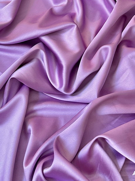 Lavender Stretch Crepe Back Satin