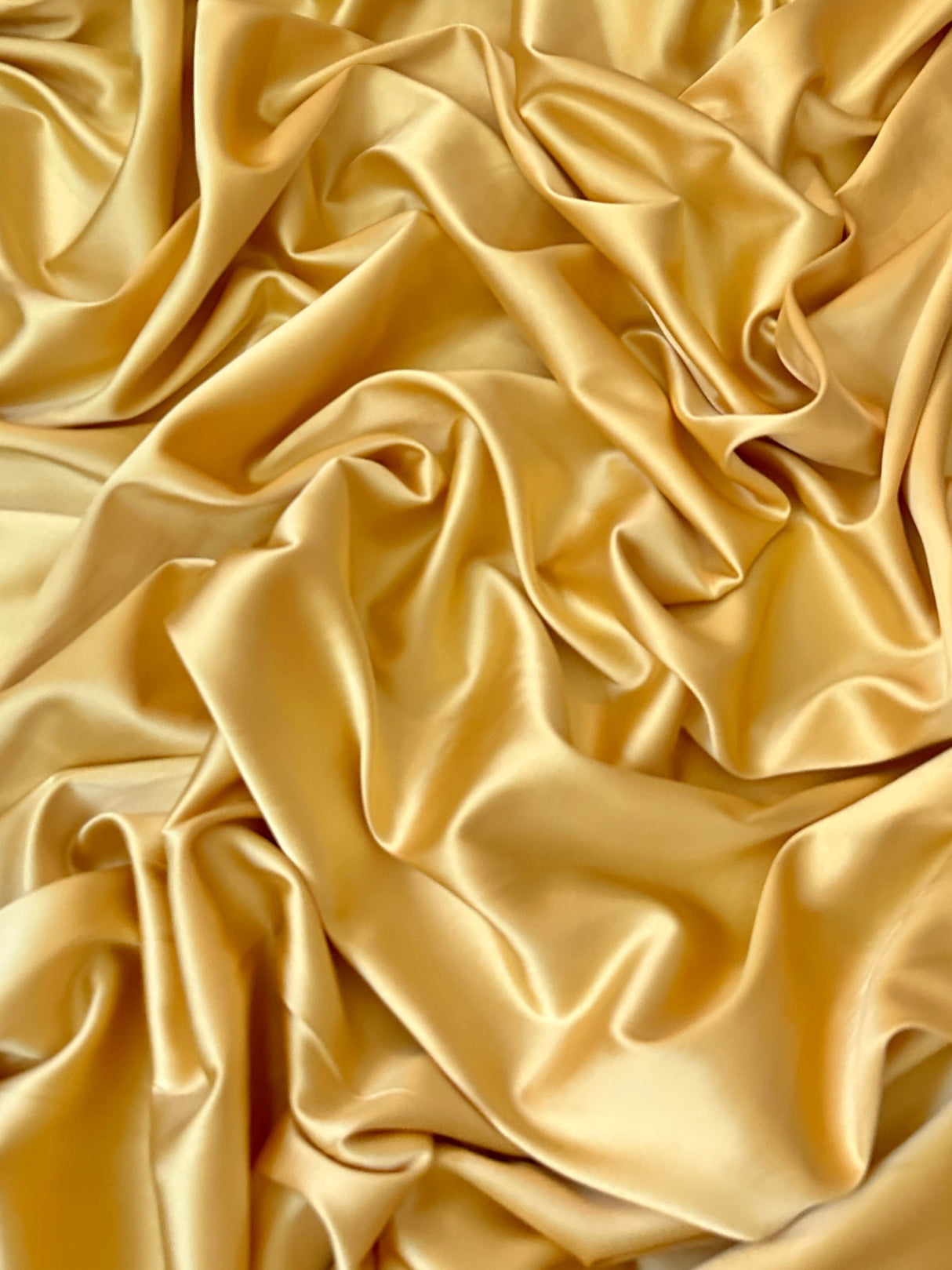 Stretch Crepe Back Satin Golden Yellow