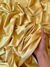 Stretch Crepe Back Satin Golden Yellow