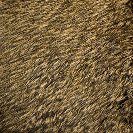 Faux Fur Shag Fabric Coyote Multicolor