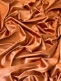 Stretch Crepe Back Satin Burnt Orange