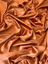 Stretch Crepe Back Satin Burnt Orange