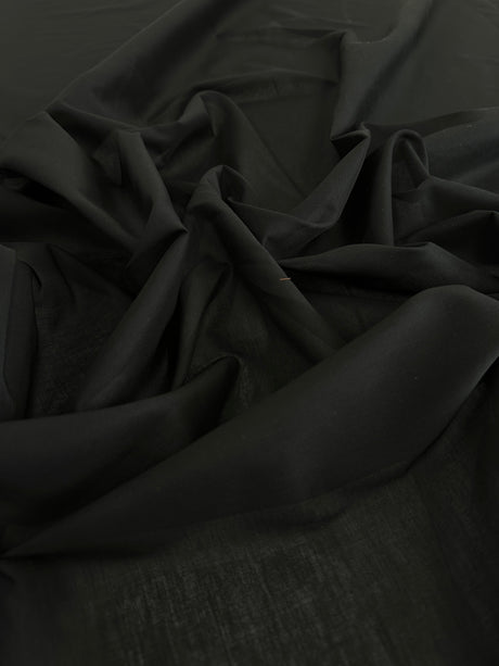 Black Cotton Lawn