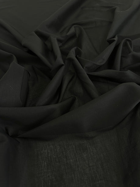 Black Cotton Lawn