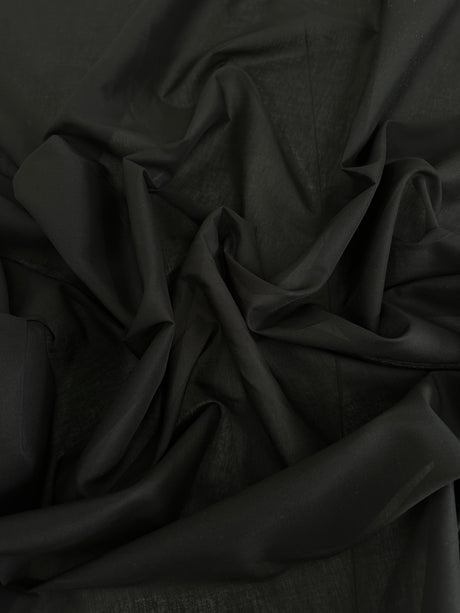 Black Cotton Lawn