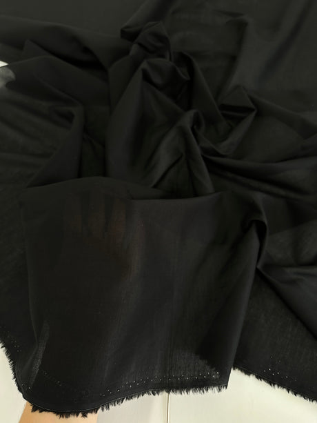 Black Cotton Lawn