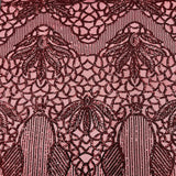 Stretch Sequins Fabric with Mesh Backing
