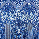 Stretch Sequins Fabric with Mesh Backing