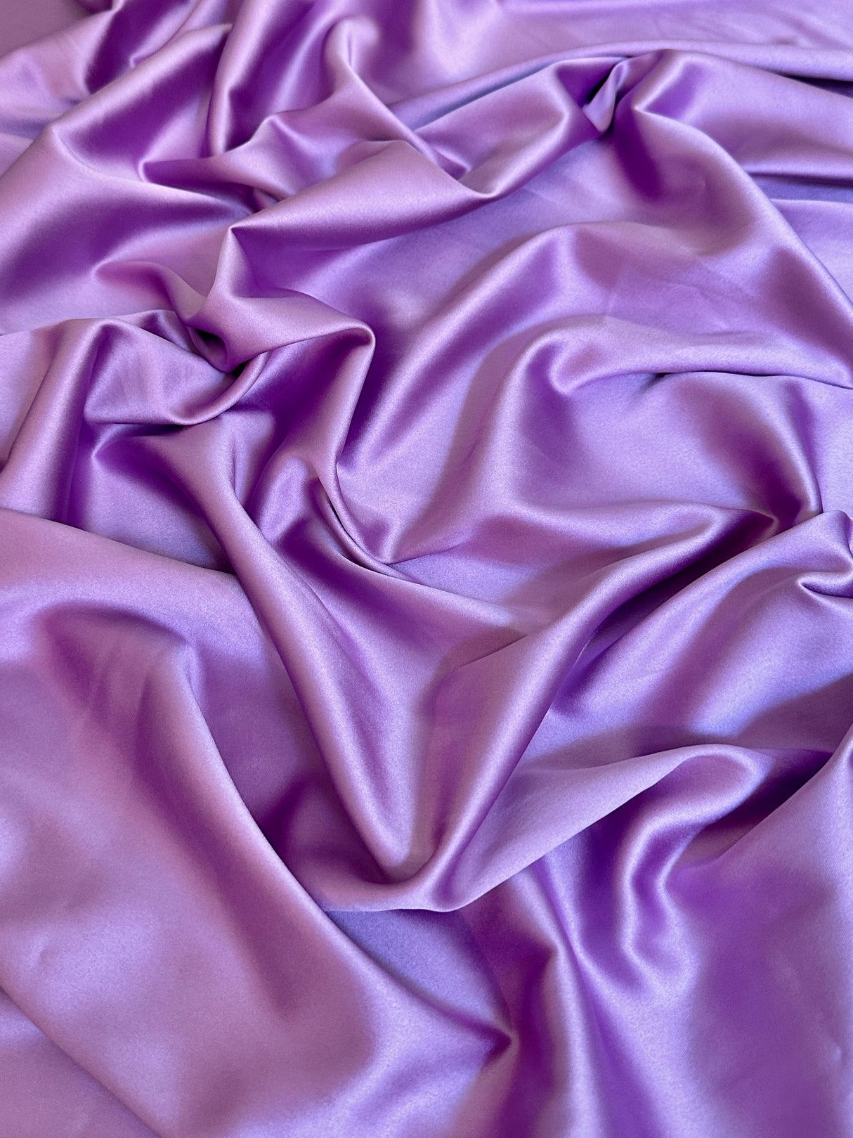 Lavender Stretch Crepe Back Satin