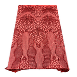 Stretch Sequins Fabric with Mesh Backing