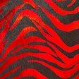 Holographic Zebra Stretch Velvet Fabric 60"