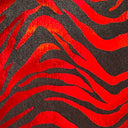 Holographic Zebra Stretch Velvet Fabric 60"