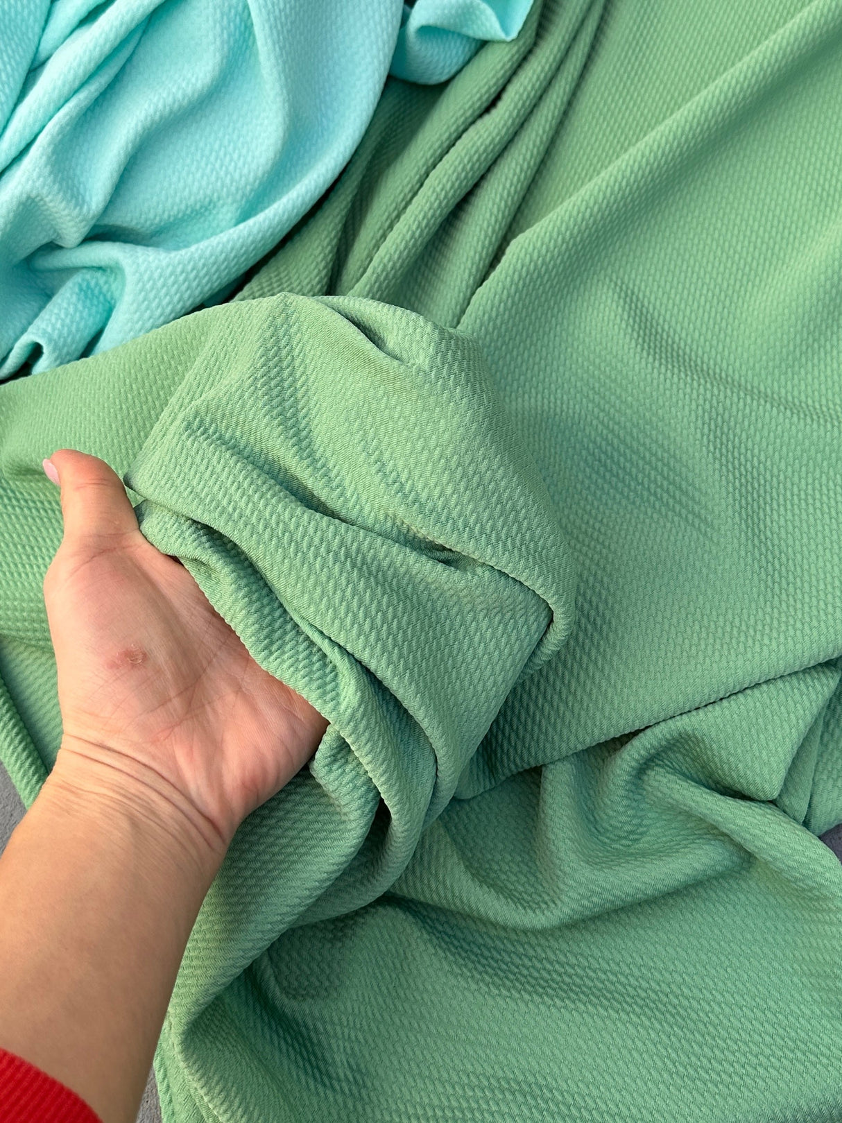 Stretch Liverpool Knit Sage Green