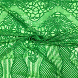 Stretch Sequins Fabric with Mesh Backing