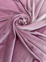 Shimmery Stretch Velvet Mauve