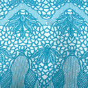Stretch Sequins Fabric with Mesh Backing