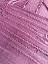 Shimmery Stretch Velvet Mauve