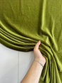 Shimmery Stretch Velvet Olive