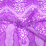 Stretch Sequins Fabric with Mesh Backing