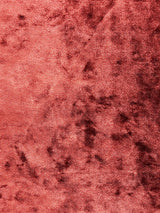 Rust Crushed Velvet Fabric - Rust, Crushed Velvet, 4-Way Stretch, 36" Width (1 Yard)