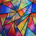Poly Spandex Hologram Prism Foil Fabric 60"