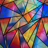 Poly Spandex Hologram Prism Foil Fabric 60"