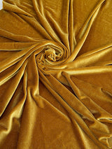 Shimmery Stretch Velvet Gold