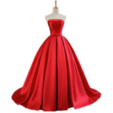 Red Duchesse Satin