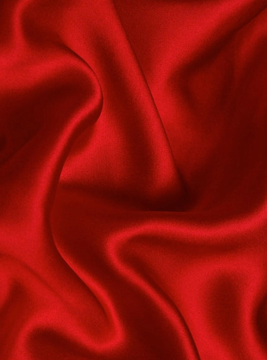 Red Duchesse Satin
